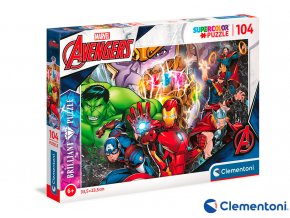 82070 clementoni puzzle 104 brilliant marvel