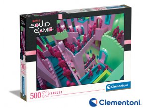 82007 clementoni puzzle 500 netflix squid game hra na olihen