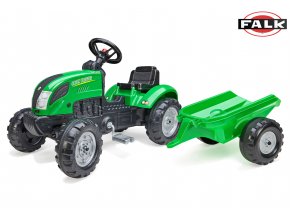 79334 falk green traktor s vozikem 2052l