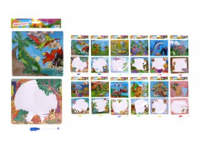 86010 kreativni set puzzle 1ks popisovace