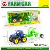 87130 traktor na setrvacnik s privesem 25 cm