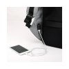 Bezpečnostní batoh s USB vstupem (Barva Černá)