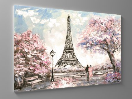 Malba romantická Paříž 1