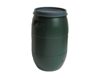 Sud PE zelený s víkem, 120L