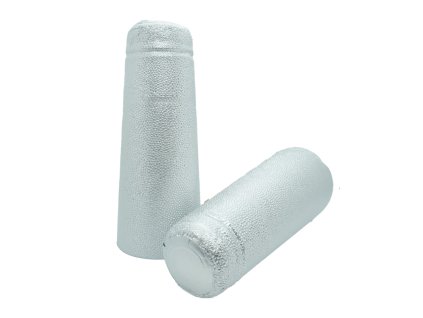Kapsle Aluminium sektová ArgentoOpaco 34x122