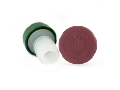 Uzávěr nalévací 1-děrový s lamel. 38/12x30/19-17