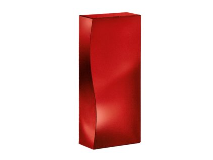 Karton 2er F Skulptur Rot Metallic