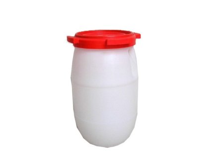 Sud PE bílý šroub.víko, 30 L