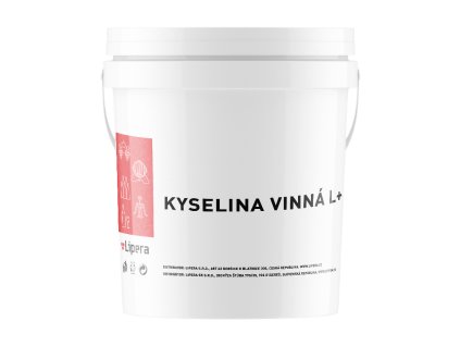 Kyselina vinná L+, kýbl 8 kg