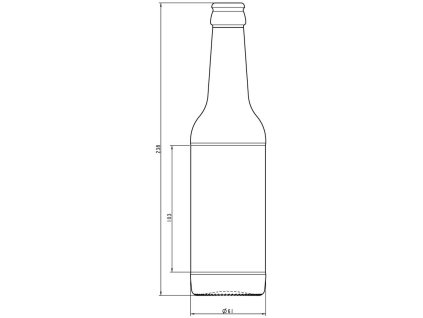 Lahev ALE čirá 0,33l