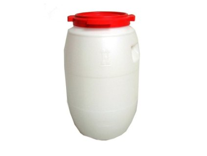 Sud PE bílý šroub.víko, 60 L