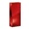 karton 2er f skulptur rot metallic