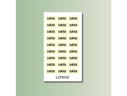 Mini samolepky SVÁTEK
