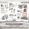 Samolepkový dekorativní set SPA / 3 archy