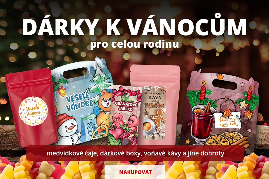 Mikuláš a Ježíšek přinášejí originální čajové medvídky pro pohodové Vánoce