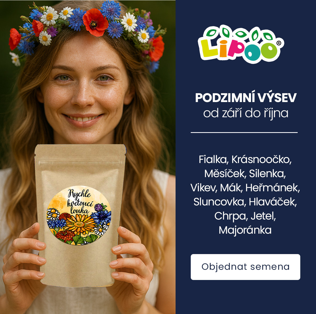 SNADNÝ PODZIMNÍ VÝSEV KVĚTINOVÉ LOUKY