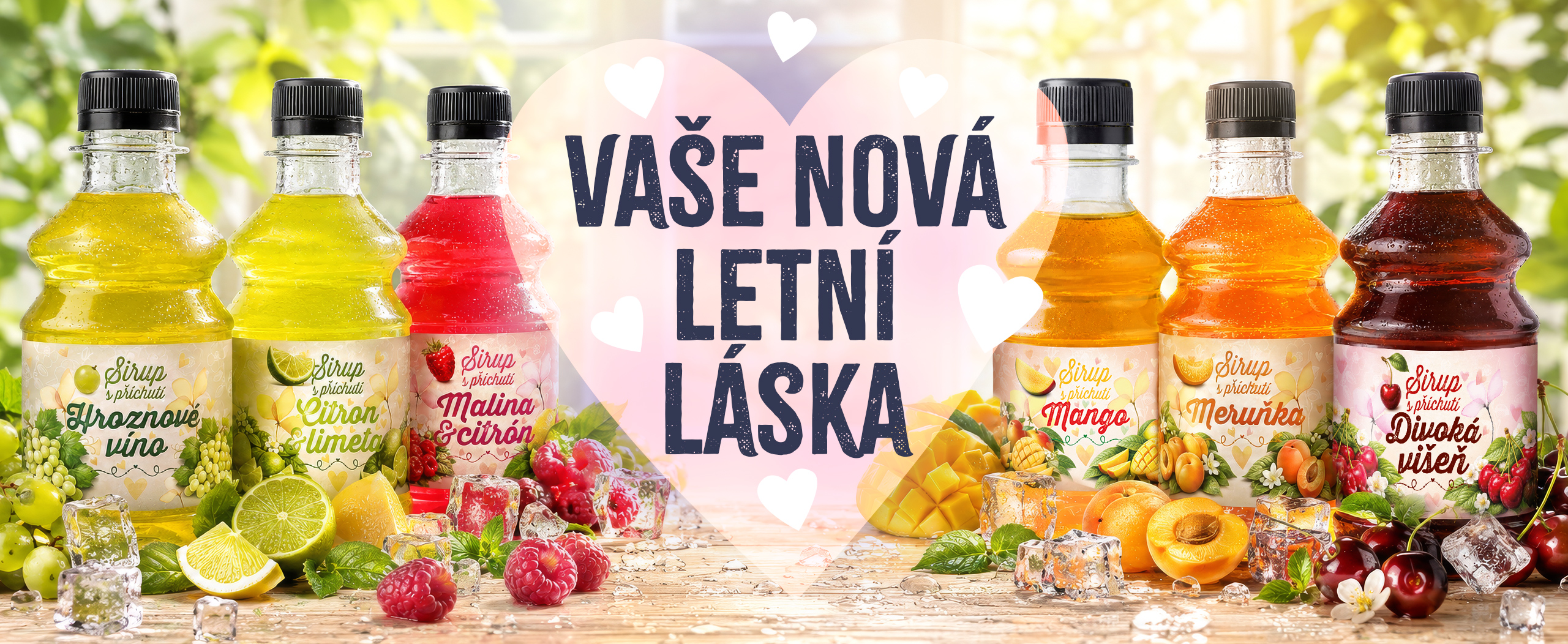 Letní sirupy léto 2026 kolekce