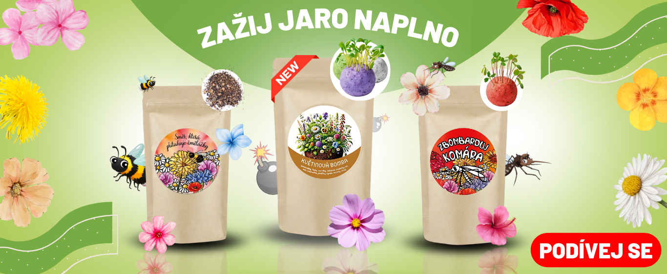 Květinové louky, květinové bomby LIPOO