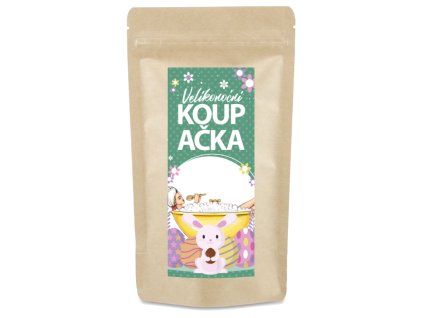 sáček doypack přírodní KOUPELE velikonocni koupacka