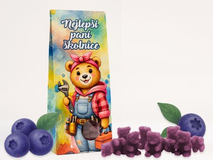 medvídkový čaj pro učitelky školnice boruvka