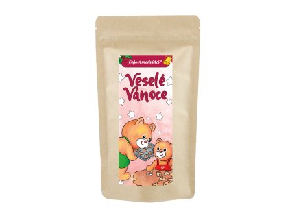 XL VÁNOČNÍ ČAJOVÍ MEDVÍDCÍ - MALINA S VANILKOU, 250g