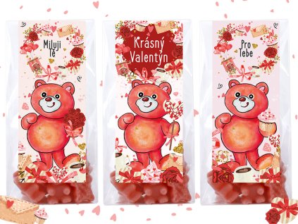 AKČNÍ VALENTÝNSKÝ BALÍČEK ČAJOVÝCH MEDVÍDKŮ