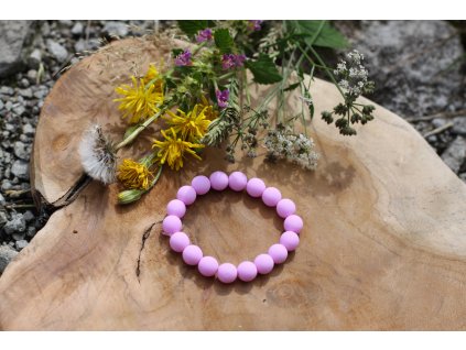 PASTELOVÝ NÁRAMEK - BABY PINK, 17 cm