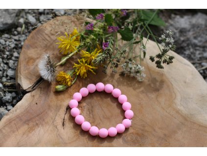 PASTELOVÝ NÁRAMEK - BUBBLE GUM, 17 cm