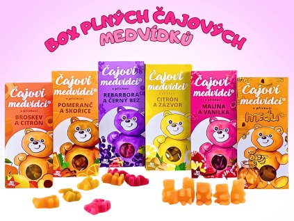 AKČNÍ DÁRKOVÝ BOX PLNÝ ČAJOVÝCH MEDVÍDKŮ e shop 5
