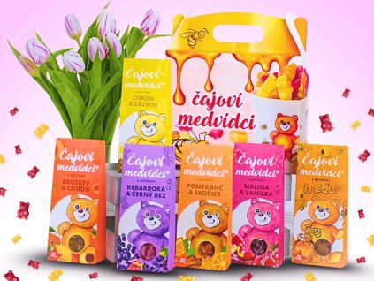 AKČNÍ DÁRKOVÝ BOX PLNÝ ČAJOVÝCH MEDVÍDKŮ e shop 1