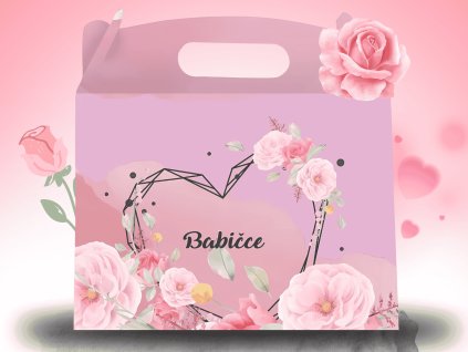 DÁRKOVÝ BOX BABIČCE podstavec + stín