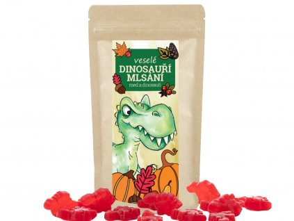 VESELÉ DINOSAUŘÍ MLSÁNÍ, mix čajoví dinosauři + medvídci, 250g