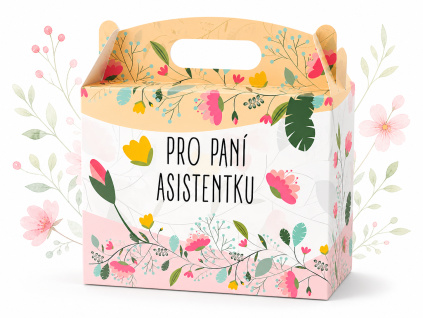 DÁRKOVÝ BOX PRO PANÍ ASISTENTKU. DÁREK VYSVĚDČENÍ