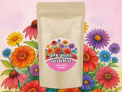 KVĚTINOVÁ BOMBA PRO UČITELKU SLOVENSKÁ VERZE