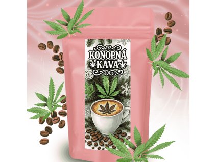 KONOPNÍ KÁVA, MLETÁ, KÁVA S KONIPNÝM SEMÍNKEM LIPOO