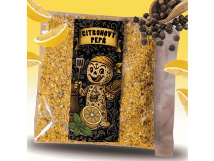 Citrónový pepř LIPOO. BLACK KOLEKCE