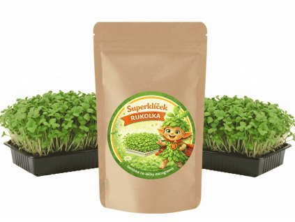 SUPERKLÍČEK RUKOLKA SEMÍNKA NA MICROGREENS LIPOO