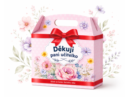 DÁRKOVÝ BOX S MAŠLÍ PRO UČITELKU DÁREK