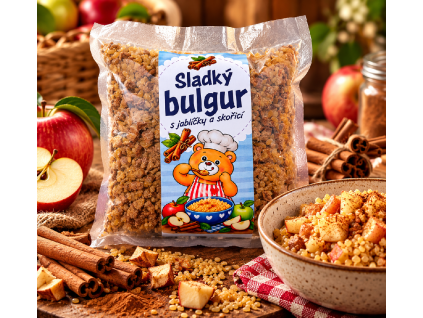 SLADKÝ BULGUR JABLKO A SKOŘICE