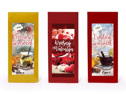 darkove caje svaracek 2x a valentyn