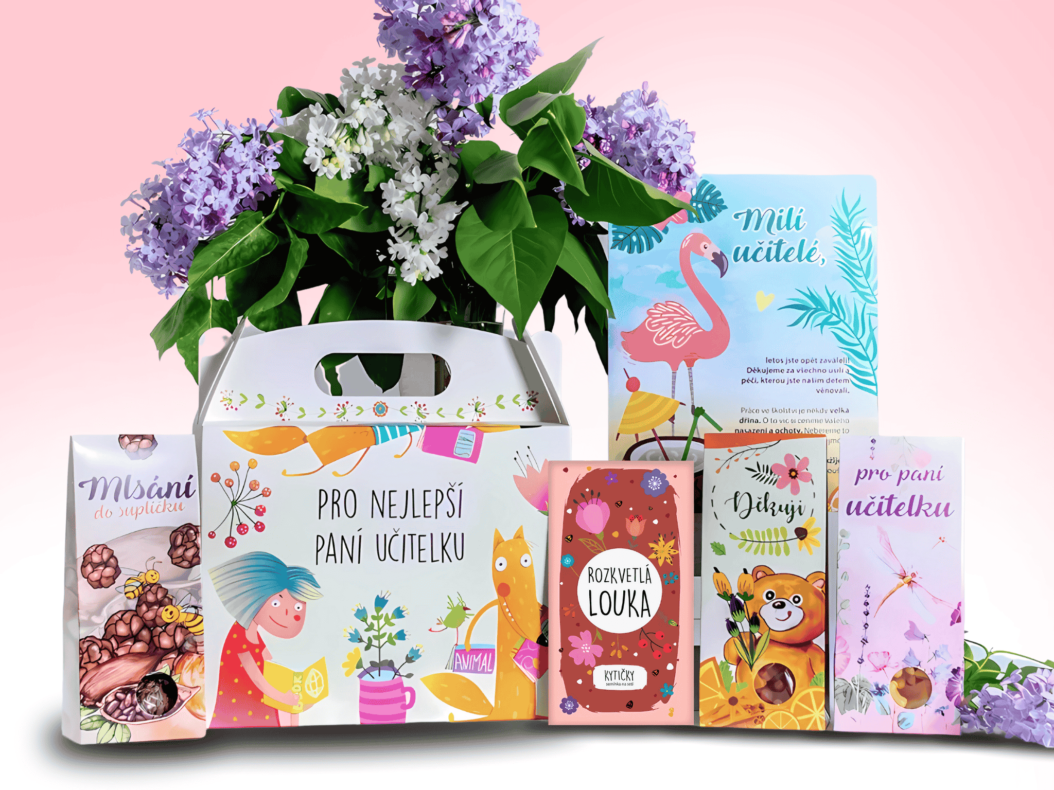 LIPOO DÁRKOVÝ BOX PRO PANÍ UČITELKU zvířátka
