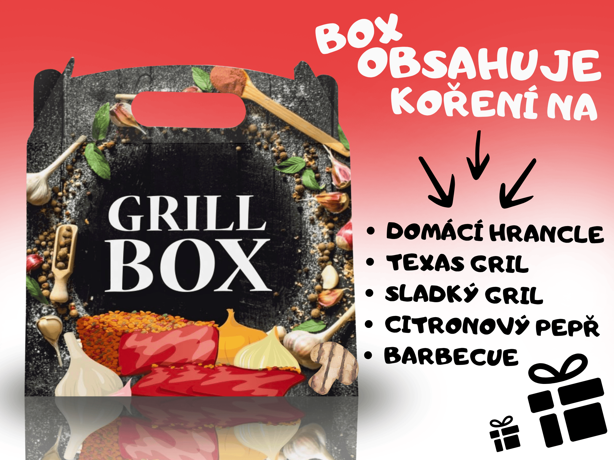 LIPOO GRILL BOX PLNÝ KOŘENÍ
