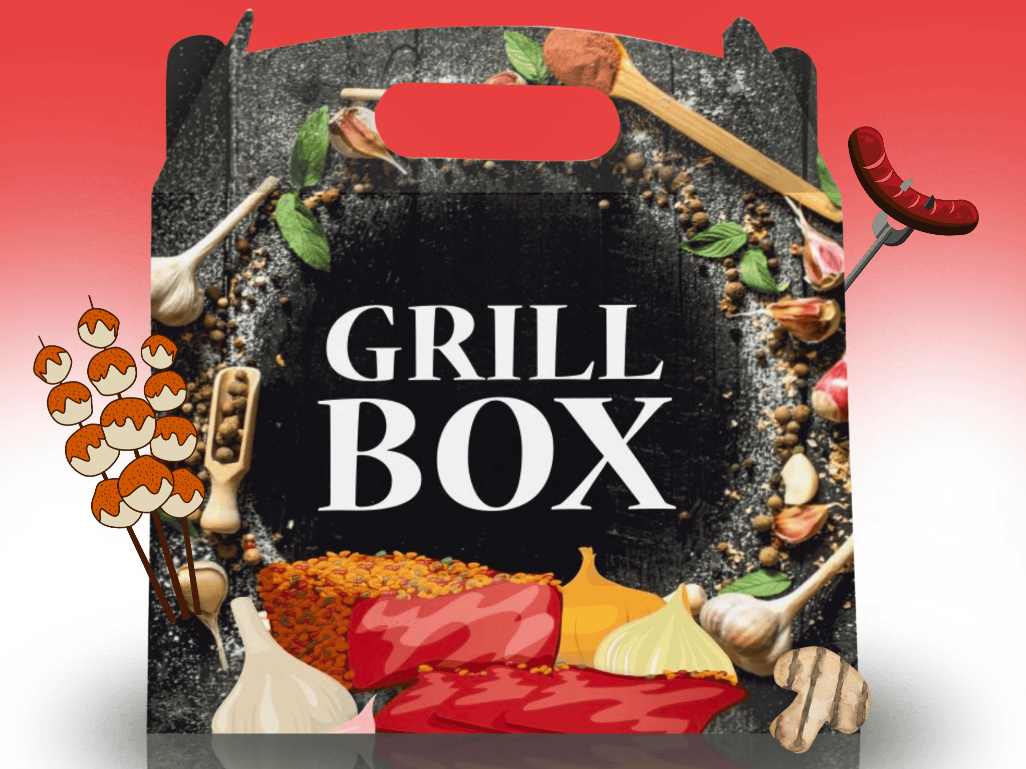 LIPOO GRILL BOX PLNÝ KOŘENÍ