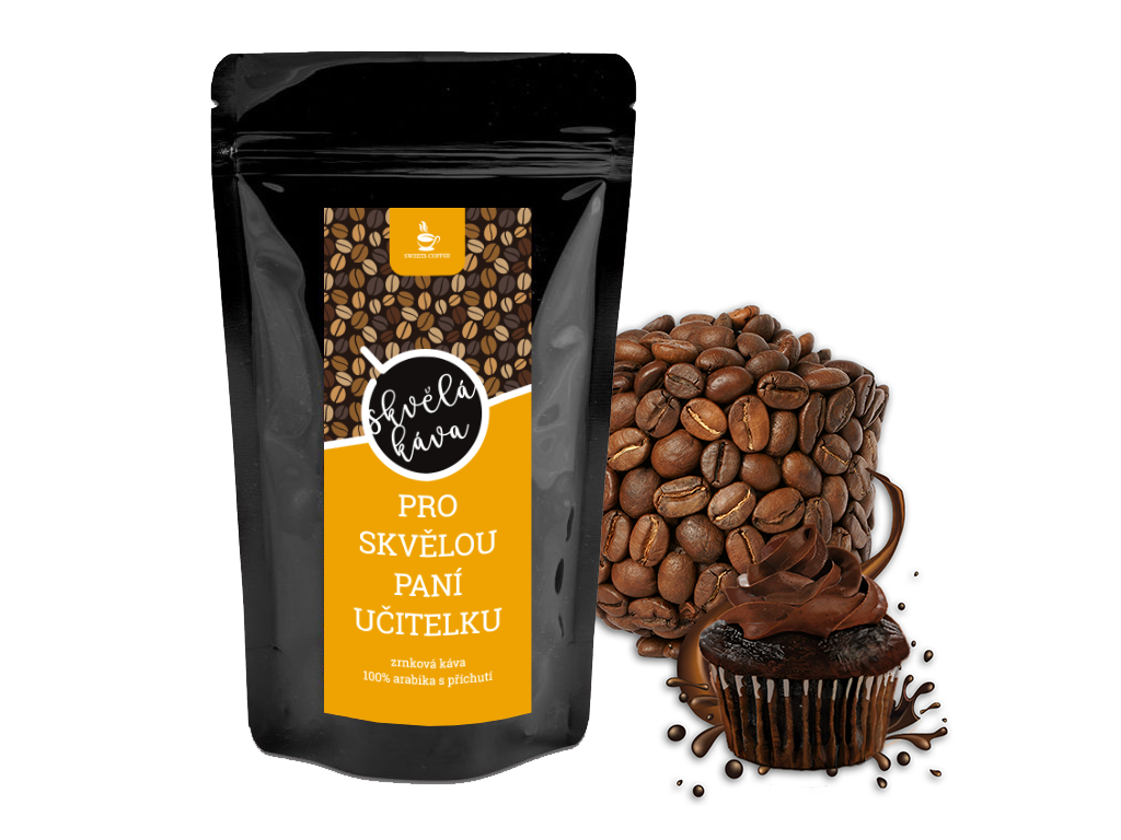 SWEETS COFFEE KÁVA PRO SKVĚLOU PANÍ UČITELKU