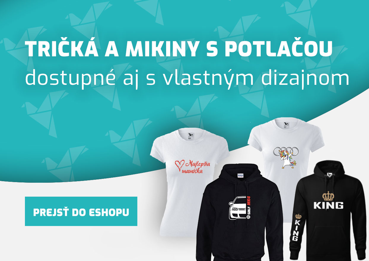 Tričká a mikiny s potlačou Liprint