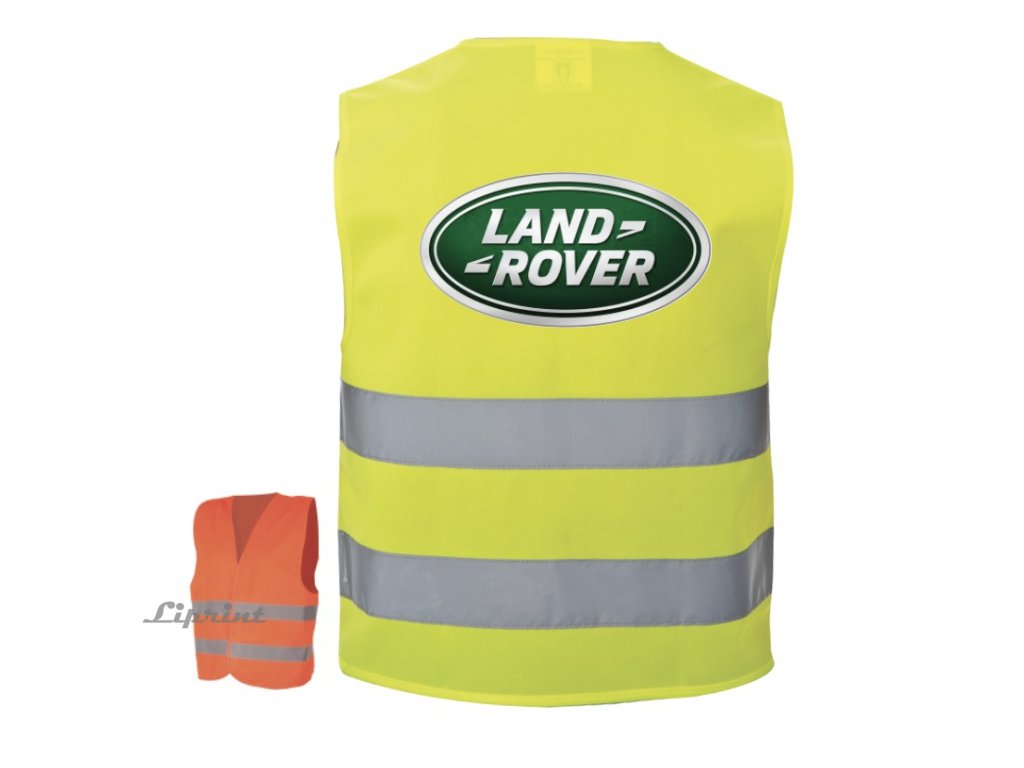 Reflexná vesta Land rover (Farba Oranžová, Veľkosť UNI)