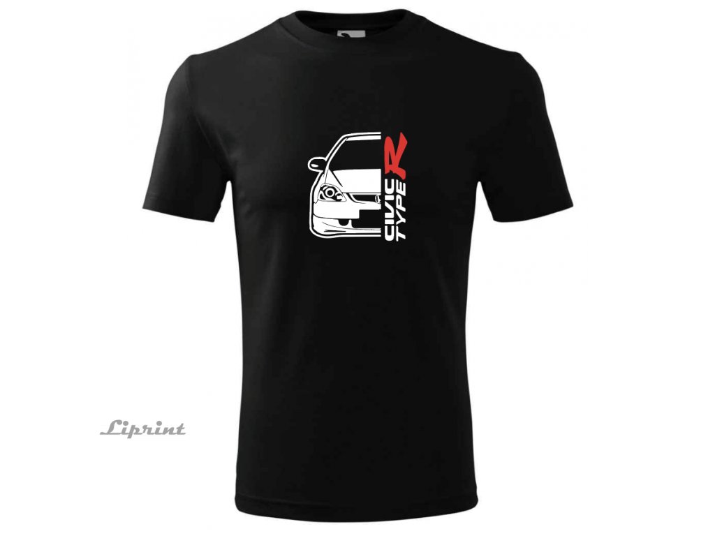 Pánske tričko Honda civic type R (Farba Zelená, Strih Slim, Veľkosť XXL)