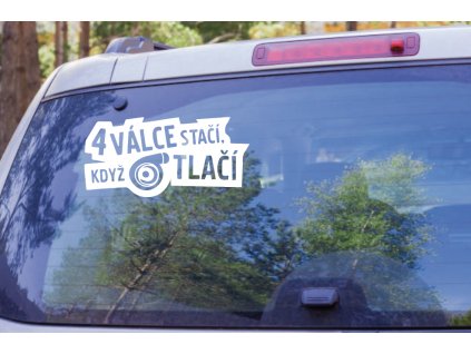 4 válce stačí (Farba Brúsený Hliník, Rozmer 30x13)