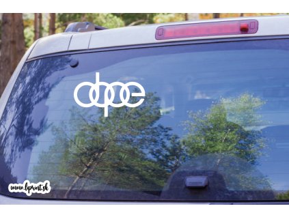 DOPE (Farba Brúsený Hliník, Rozmer 50x30)