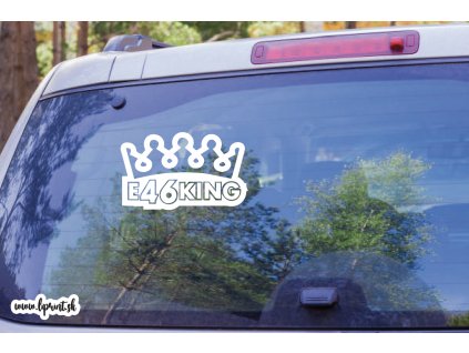E46 king (Farba Brúsený Hliník, Rozmer 50x30)